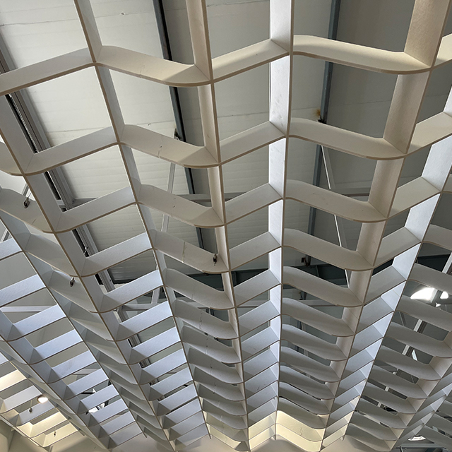 Teto Acústico Ondulado