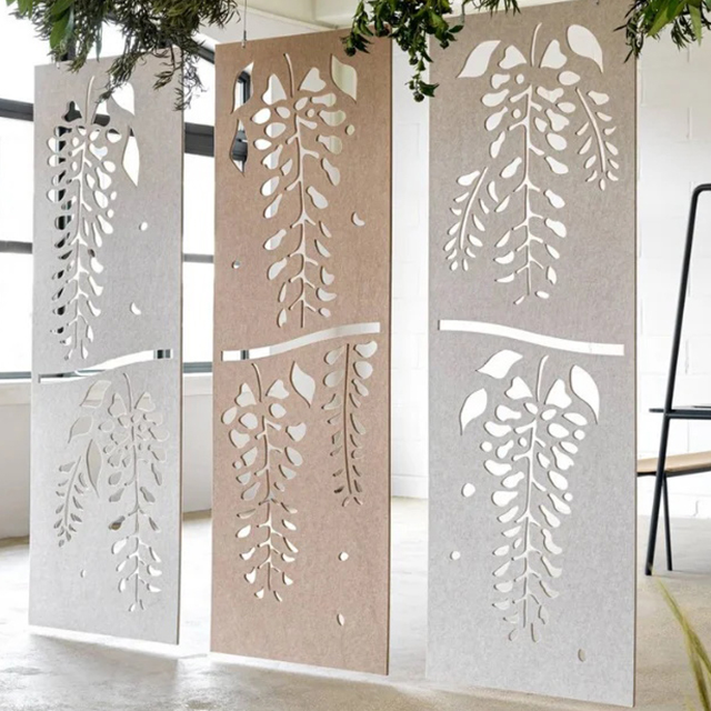 Painéis acústicos de quebra-cabeça