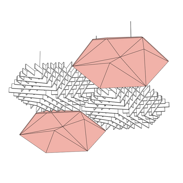 Módulos de Teto Acústico Criar