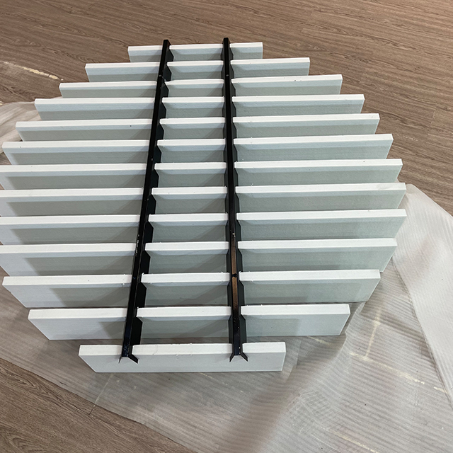 Painéis espaçados em comprimentos diferentes